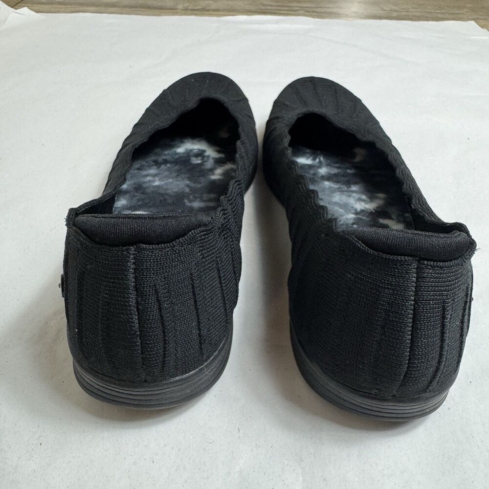 Skechers Air Cooled Goga Mat Slip-On Shoes Women’s Size 8 Black Round Toe - Picture 3 of 14